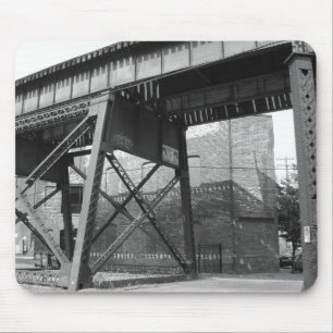 Urban train mousepad