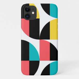 Urban, trendy, colourful, modern graphic pattern iPhone 11 case
