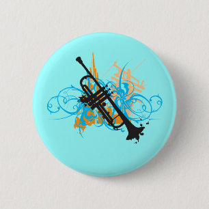 Urban Trumpet 6 Cm Round Badge