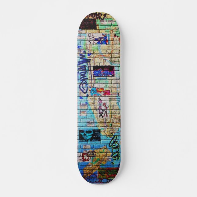 Urban Underground NYC Graffiti Popsicle Deck Skateboard (Front)