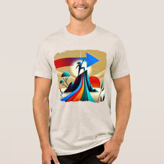 Urban Vibes – Graffiti-Inspired Abstract T-Shirt Tri-Blend Shirt