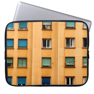 Urban view of the city of Bilbaoapartment,architec Laptop Sleeve