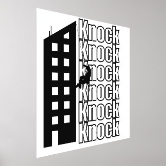 Urban Wall Art – Window Cleaner Typography Design 