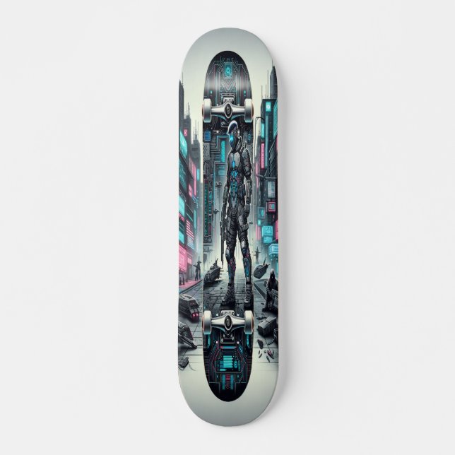 "Urban Warrior: High-Tech Mercenary  Skateboard (Front)