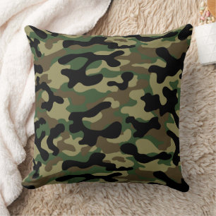 Urban Woodland Camouflage Cushion