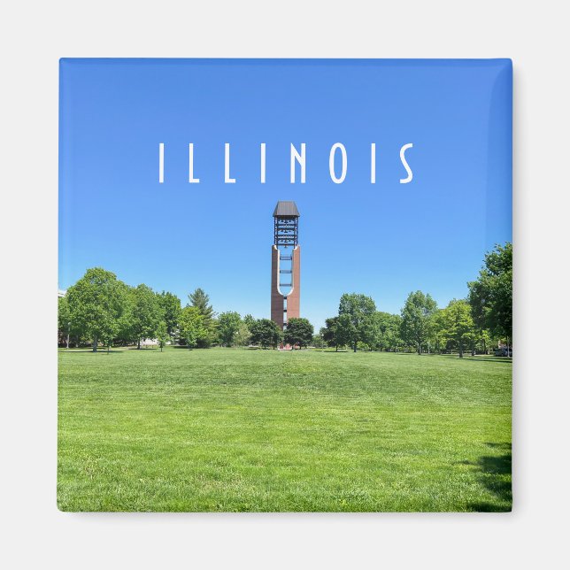 Urbana Champaign Illinois Magnet (Front)