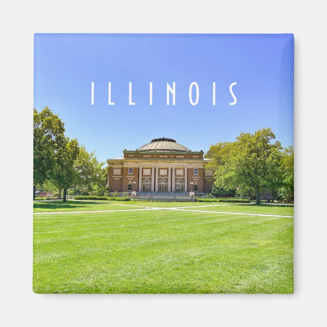 Urbana Champaign Illinois Magnet (Front)