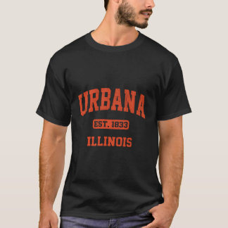 Urbana Illinois Il Vintage Athletic Style T-Shirt