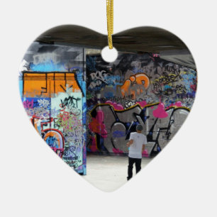 Urband Street Art-Graffiti Ceramic Ornament