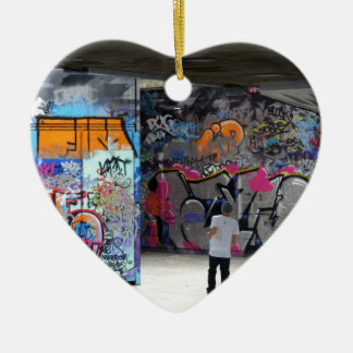Urband Street Art-Graffiti Ceramic Ornament
