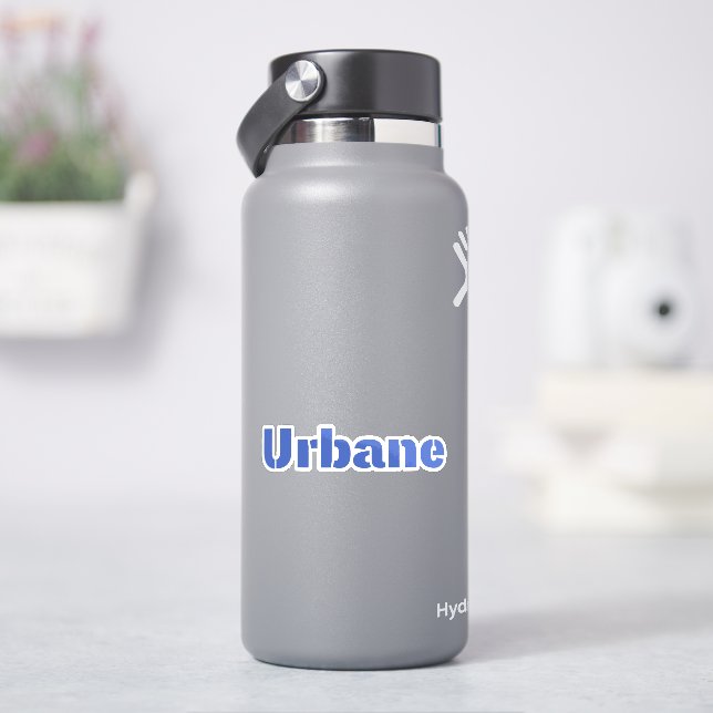 Urbane Cool Font Wording for a Charming Man  (HydroFlask)