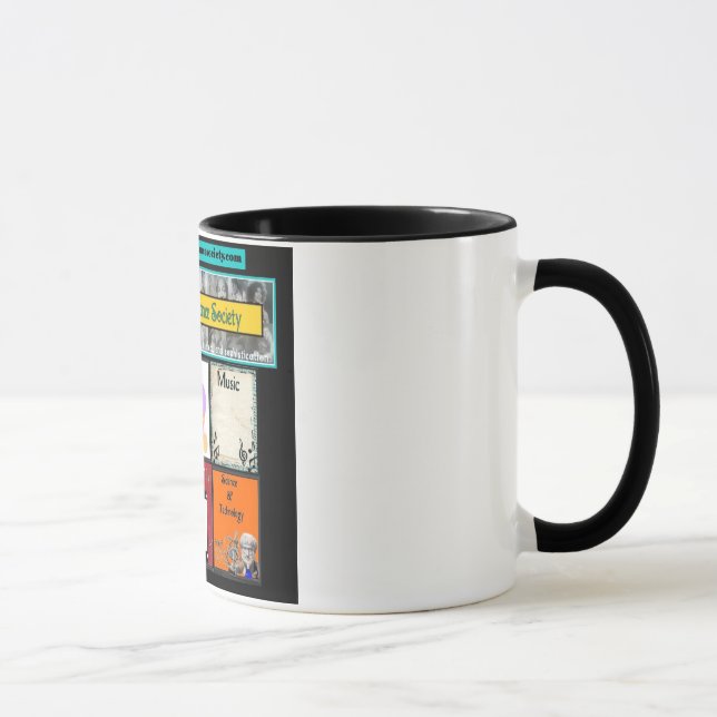 Urbane Renaissance Classic B/W Two Toned Mug (Right)