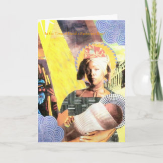 UrbanMadonna, In the Town of David a Saviour was.. Holiday Card