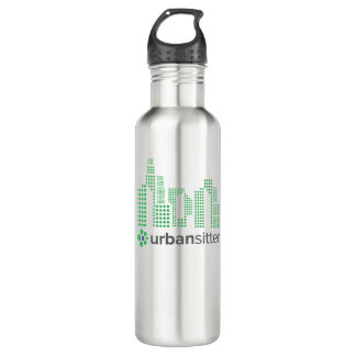 UrbanSitter Water Bottle (24 oz), Stainless Steel