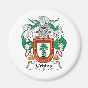 Urbina Family Crest Magnet