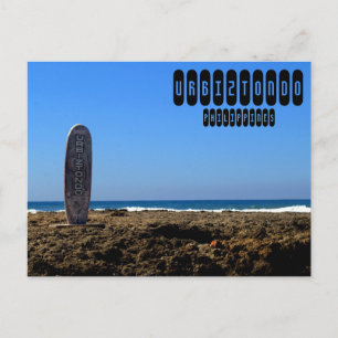 Urbiztondo Beach in La Union Philippines Postcard