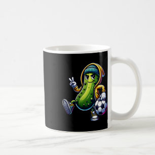 Urbyn Pickle Soccer Player Cool Cartoon Vibes Coffee Mug