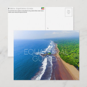 Ureca Beach, Equatorial Guinea Travel Postcard