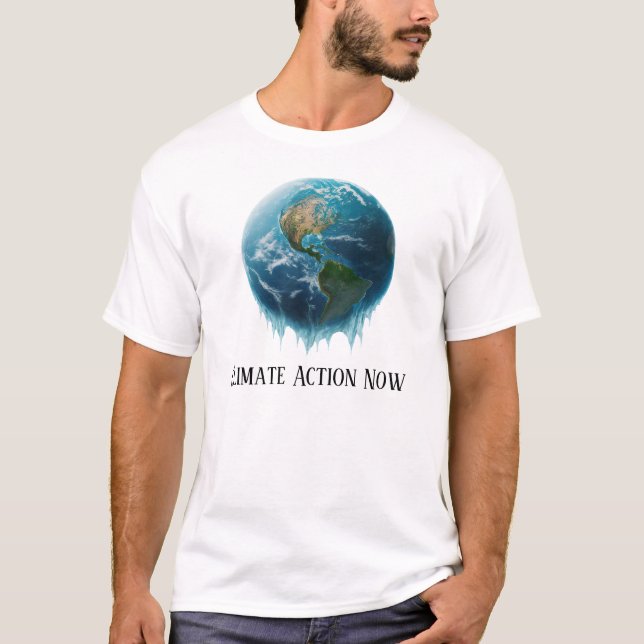 Urgent Call: Climate Action Now T-Shirt (Front)