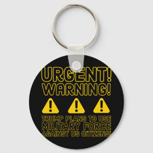 Urgent! Warning! Key Ring