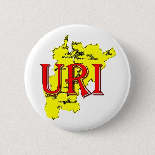 Uri 6 Cm Round Badge (Front)