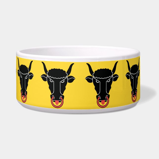 Uri Canton Flag Pet Bowl (Front)