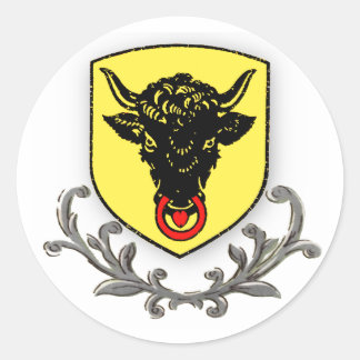 Uri Classic Round Sticker