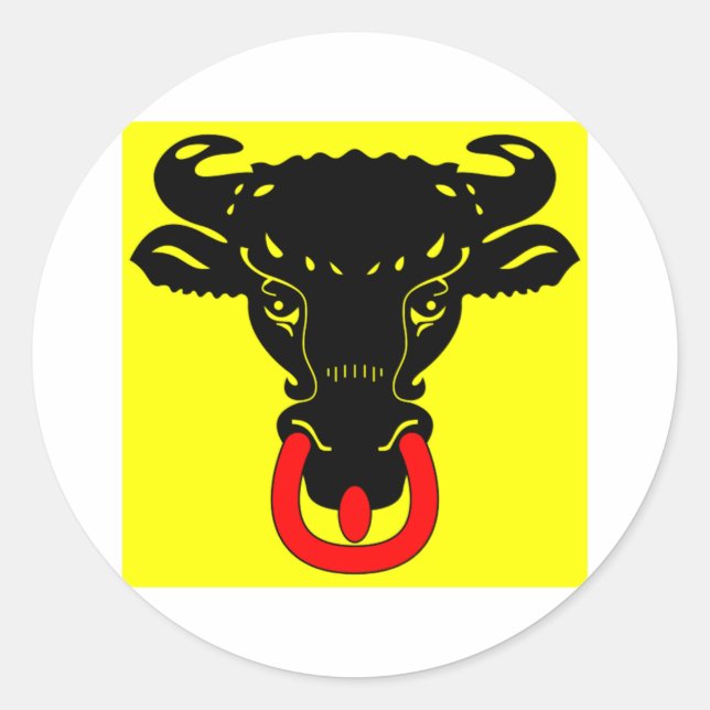 Uri Flag Classic Round Sticker (Front)