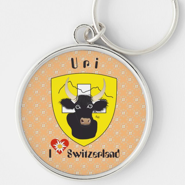 Uri -Schweiz - Suisse - Svizzera Schlüsselanhänger Key Ring (Front)