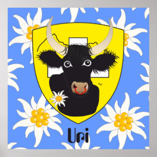 Uri Schweiz Suisse Svizzera Svizra Poster