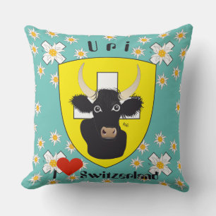 Uri Switzerland Suisse Svizzera Switzerland Svizze Cushion