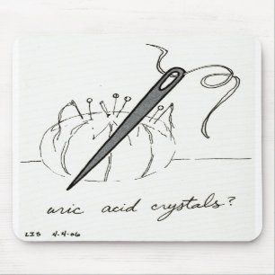 Uric Acid Crystals mousepad