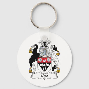 Urie Family Crest Key Ring