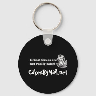 Urinal cakes keychain, CakesByMail.net Key Ring