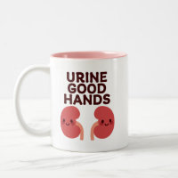 Urine Good Hands – Cute Smiling Kidney Design