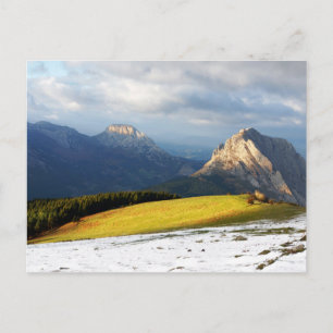 Urkiola mountains in Basque Country Postcard