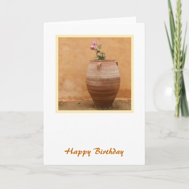 Urn Birthday Card (Front)