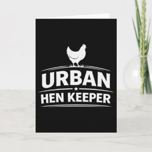 Urn Hen Keeper – Ckyard Chicken Lifestyle Design _ Card