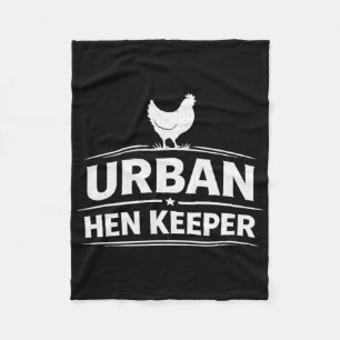 Urn Hen Keeper – Ckyard Chicken Lifestyle Design Fleece Blanket