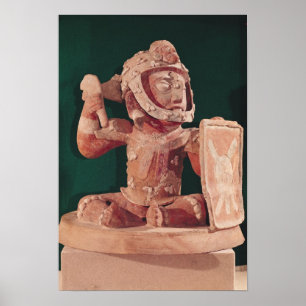 Urn lid with a figure of a warrior poster