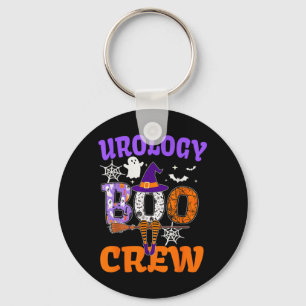 Urology Boo Crew Spooky Ghost Funny Halloween Key Ring