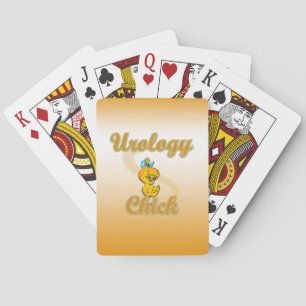 Urology Chick Playing Cards
