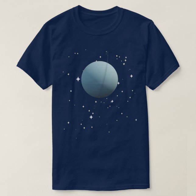 UrPlanet Solar System Astronomer Astronomy Space T-Shirt (Design Front)