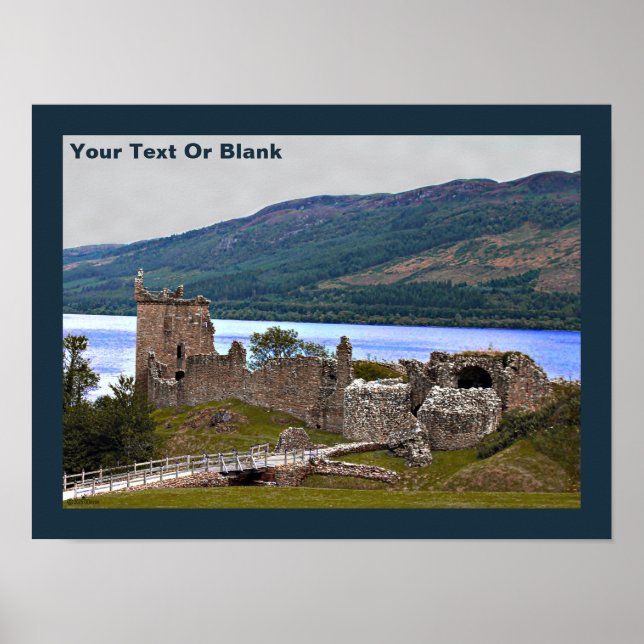 Urqhart Castle - Loch Ness Poster (Front)