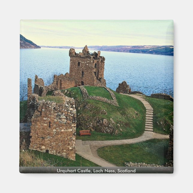 Urquhart Castle, Loch Ness, Scotland Magnet (Front)
