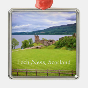 Urquhart Castle Loch Ness Scotland Photograph Metal Ornament