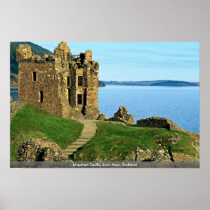 Urquhart Castle, Loch Ness, Scotland Poster