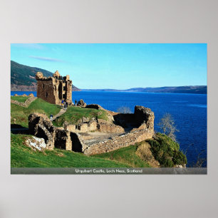 Urquhart Castle, Loch Ness, Scotland Poster