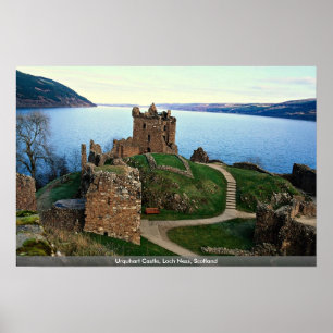 Urquhart Castle, Loch Ness, Scotland Poster