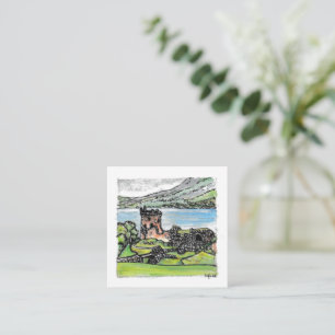 Urquhart Castle Ruins on Loch Ness Note Card